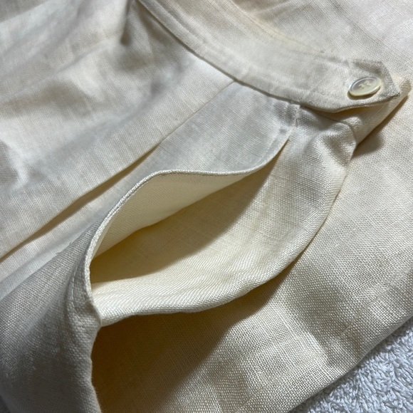 Women’s Vintage Brooks Brothers Pure Irish Linen Pencil Skirt size 8 Back Zip - Picture 8 of 8